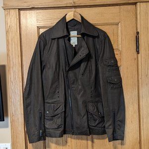 J. Lindberg Stockholm Waxed Cotton Jacket European Olive Green